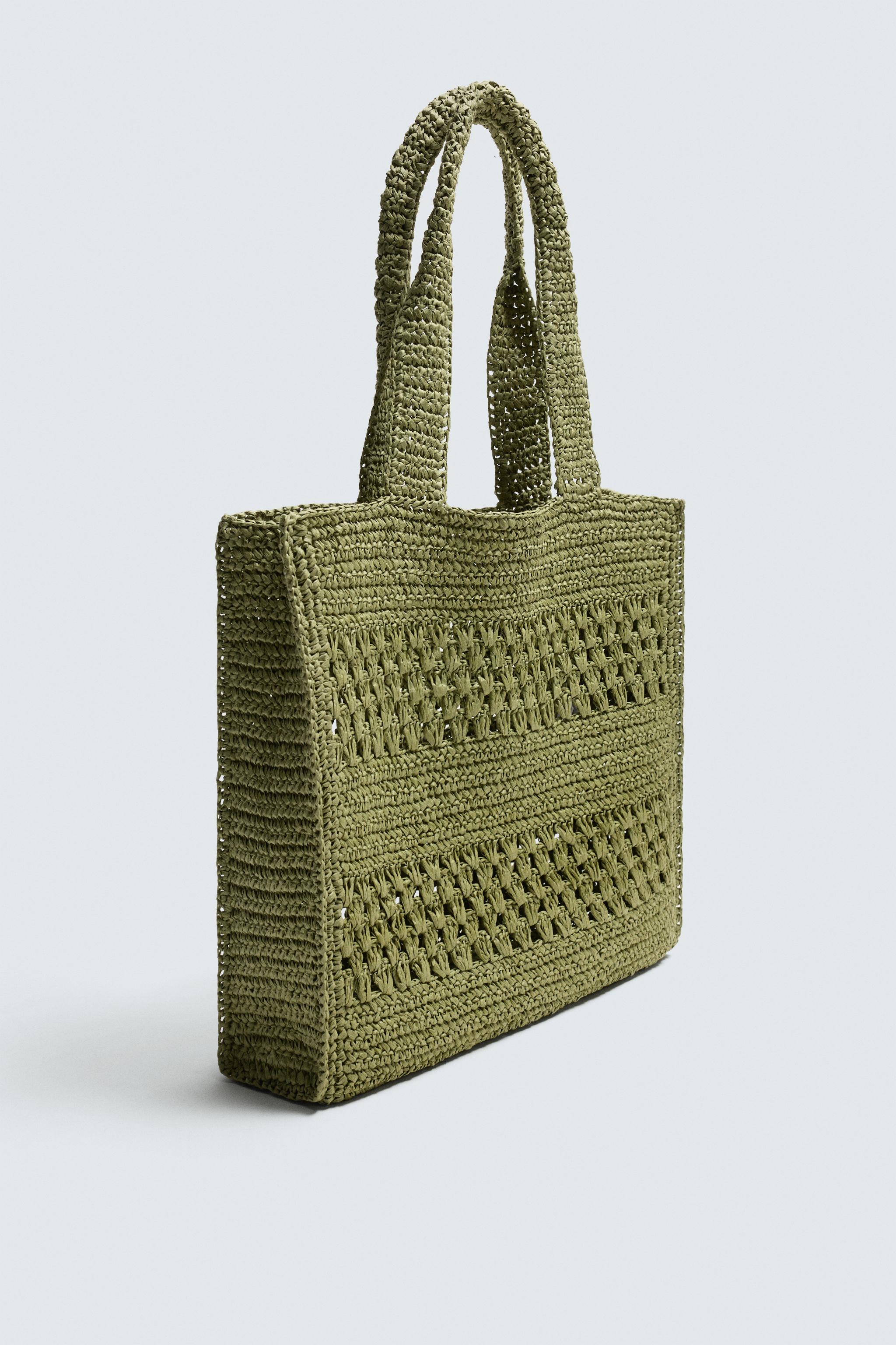WOVEN SHOPPER BAG